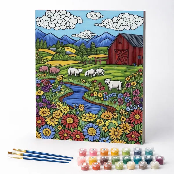 Kit de Pintura Numerada - A Fazendinha