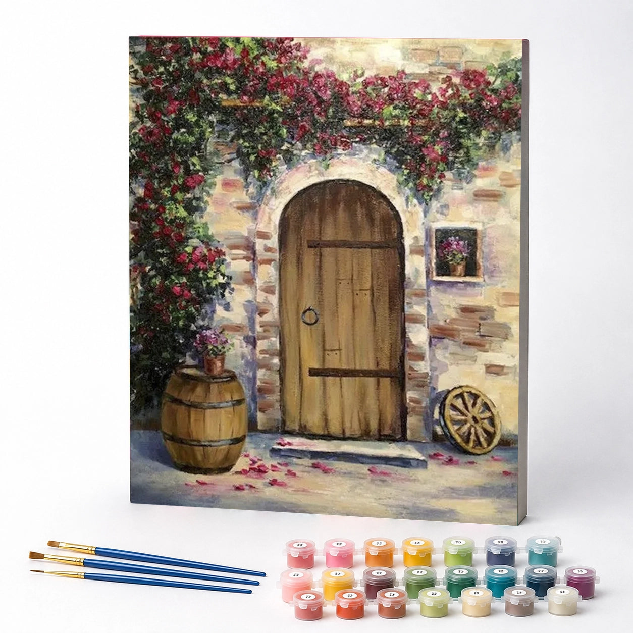 Kit de Pintura Numerada - A Porta de Madeira