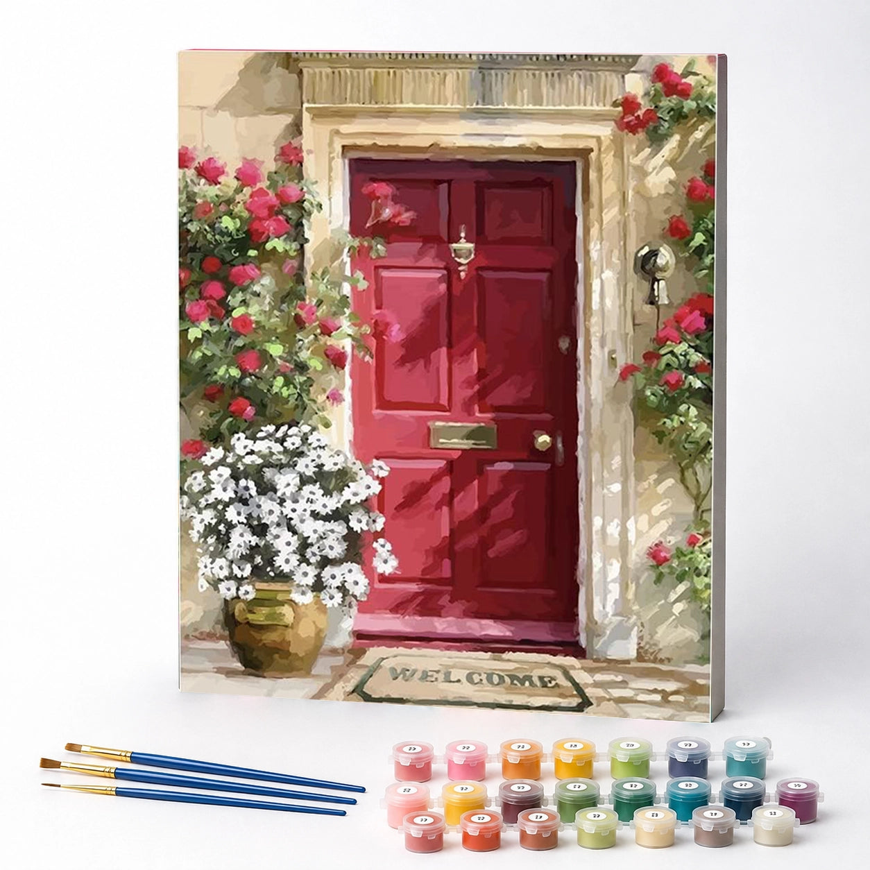 Kit de Pintura Numerada - A Porta Vermelha