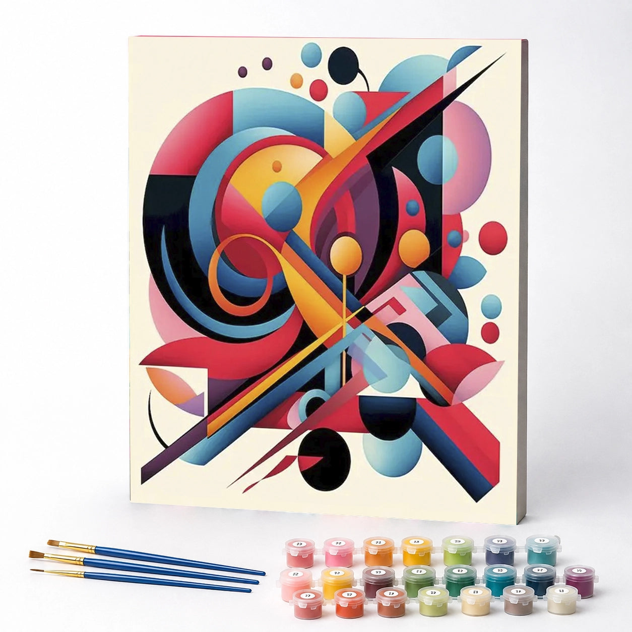 Kit de Pintura Numerada - Abstrato