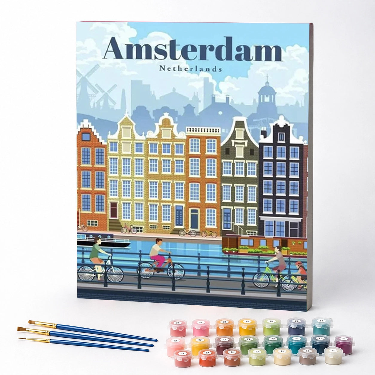 Kit de Pintura Numerada - Amsterdã