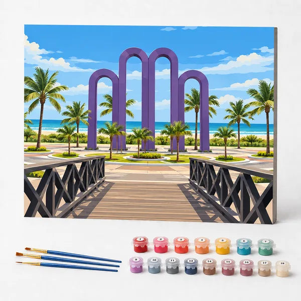 Kit de Pintura Numerada - Aracaju, Sergipe