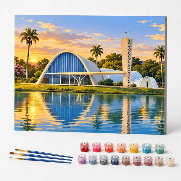 Kit de Pintura Numerada - Belo Horizonte, Minas Gerais