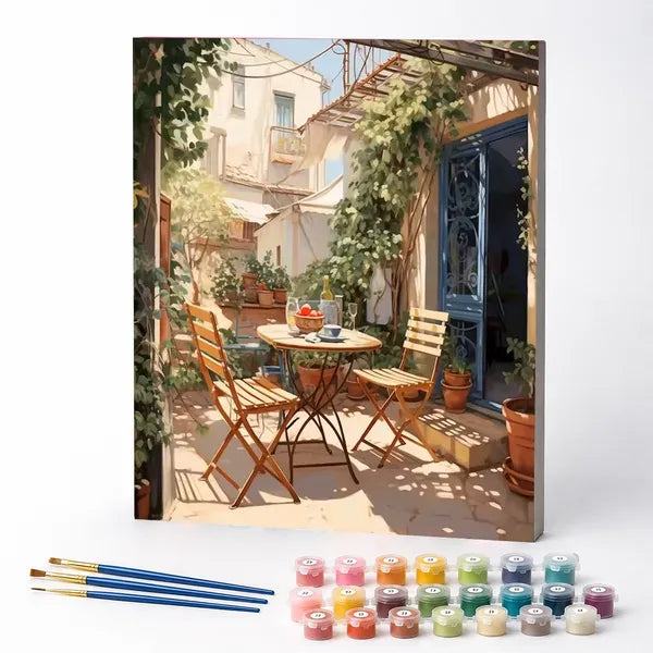 Kit de Pintura Numerada - Cafeteria
