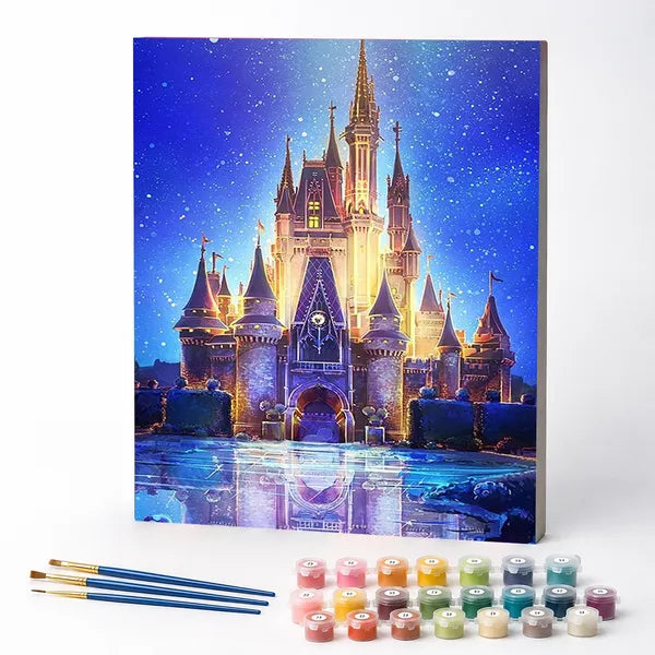 Kit de Pintura Numerada - Castelo da Disney