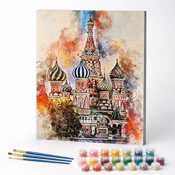 Kit de Pintura Numerada - Catedral de São Basílio