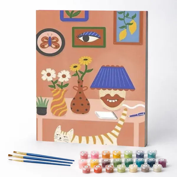 Kit de Pintura Numerada - Decoração Divertida