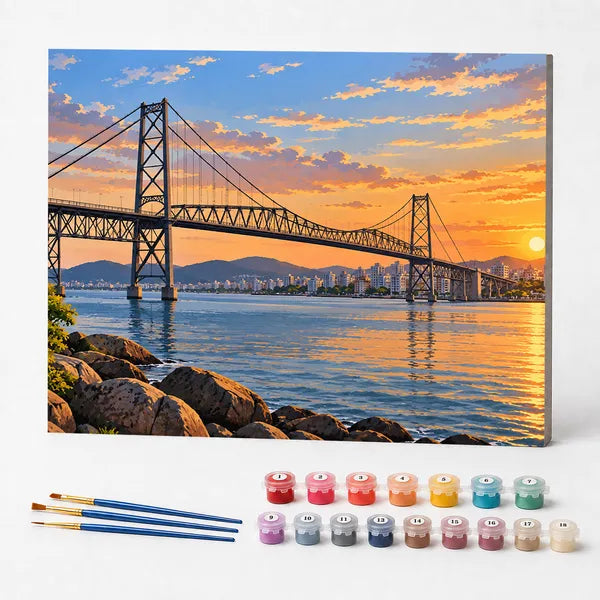 Kit de Pintura Numerada - Florianópolis, Santa Catarina