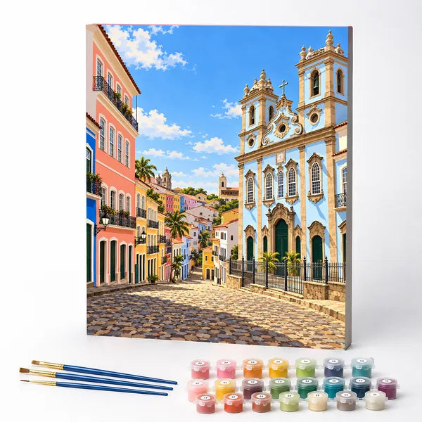 Kit de Pintura Numerada - Salvador, Bahia