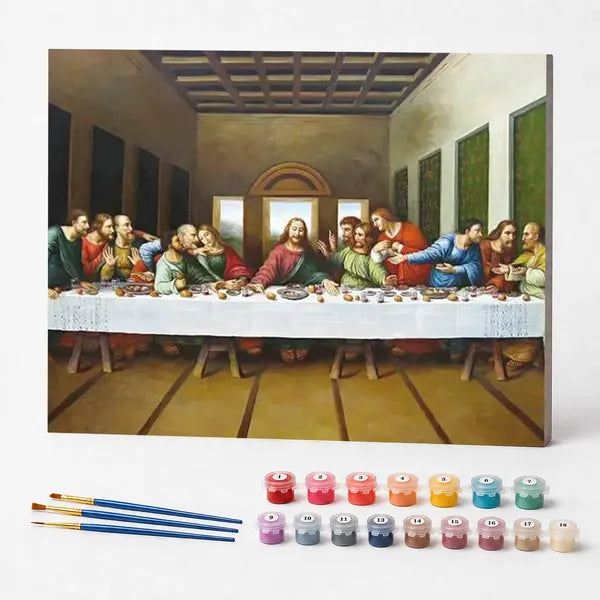 Kit de Pintura Numerada - A Última Ceia