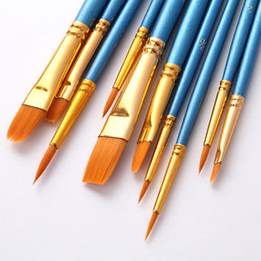 Kit com 10 pincéis profissionais Premium