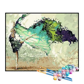Kit de Pintura Numerada - A Bailarina Abstrata