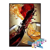 Kit de Pintura Numerada - A Dança dos Vinhos