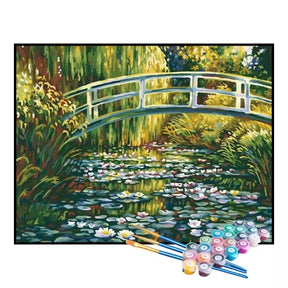 Kit de Pintura Numerada - A Ponte Japonesa, Claude Monet