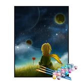 Kit de Pintura Numerada - O Pequeno Príncipe e a Rosa
