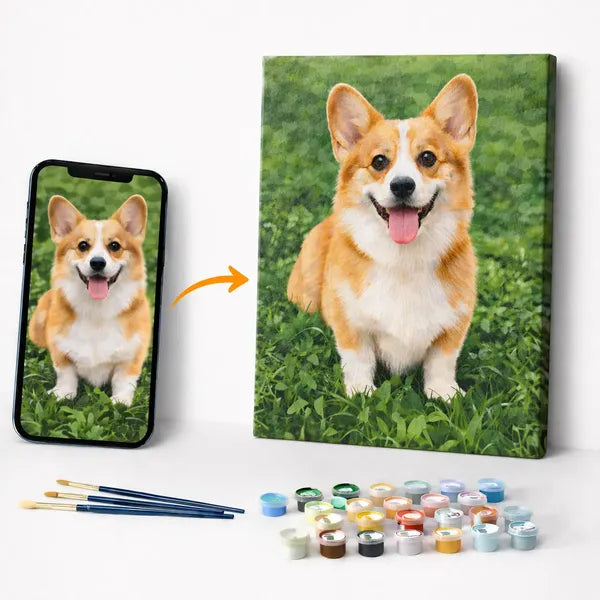 Kit de Pintura Numerada - Personalizada