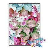 Kit de Pintura Numerada - Flores Coloridas