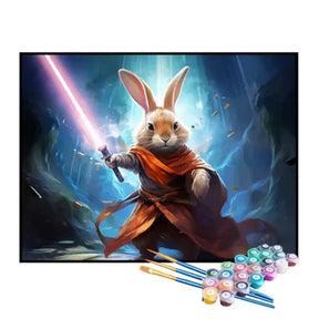 Kit de Pintura Numerada - Mestre Jedi dos Coelhos