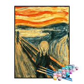 Kit de Pintura Numerada - O Grito, Edvard Munch