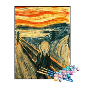 Kit de Pintura Numerada - O Grito, Edvard Munch