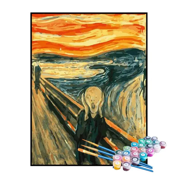 Kit de Pintura Numerada - O Grito, Edvard Munch