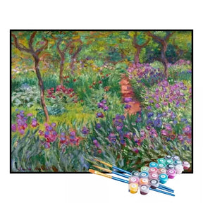 Kit de Pintura Numerada - O Jardim do Artista em Giverny, Claude Monet