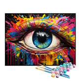 Kit de Pintura Numerada - O Olho das Cores