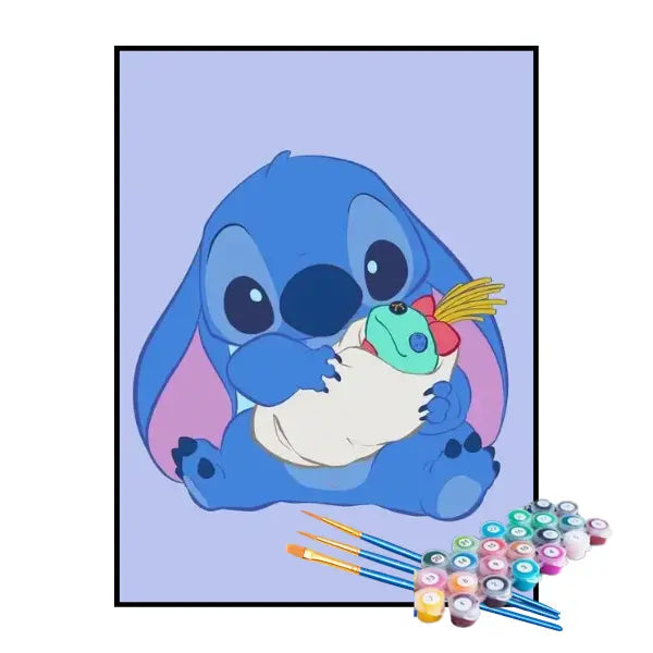 Kit de Pintura Numerada - Stitch