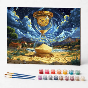 Kit de Pintura Numerada - A Ampulheta da Vida