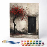 Kit de Pintura Numerada - A Árvore Vermelha