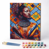 Kit de Pintura Numerada - A Beleza Feminina