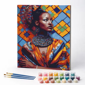 Kit de Pintura Numerada - A Beleza Feminina