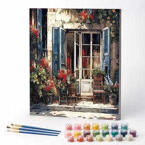 Kit de Pintura Numerada - A Loja de Flores