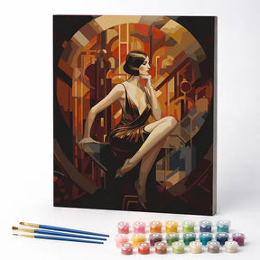 Kit de Pintura Numerada - A Musa Sentada