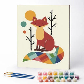 Kit de Pintura Numerada - A Pequena Raposa