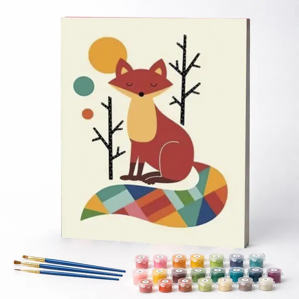 Kit de Pintura Numerada - A Pequena Raposa