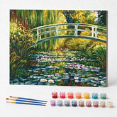 Kit de Pintura Numerada - A Ponte Japonesa, Claude Monet