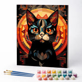 Kit de Pintura Numerada - A Sabedoria Felina