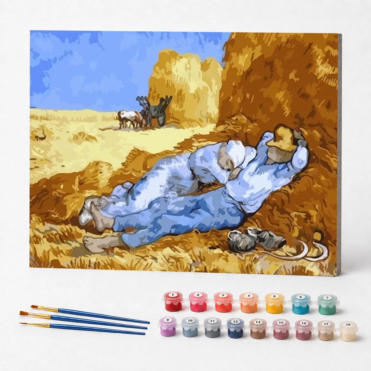 Kit de Pintura Numerada - A Soneca de Van Gogh