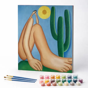 Kit de Pintura Numerada - Abaporu, Tarsila do Amaral