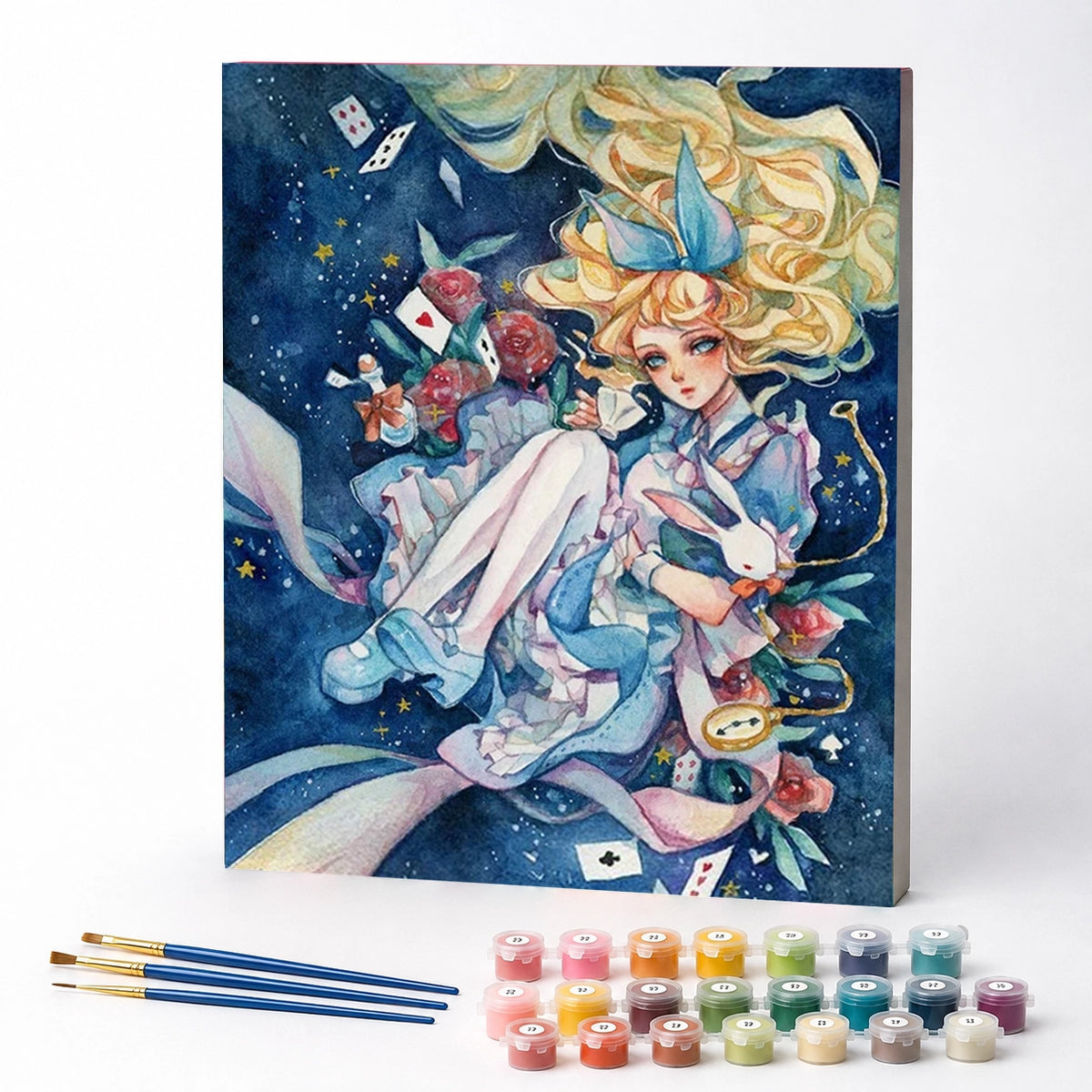 Kit de Pintura Numerada - Alice no País das Maravilhas - Arte