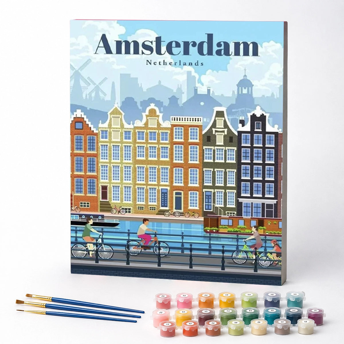 Kit de Pintura Numerada - Amsterdã