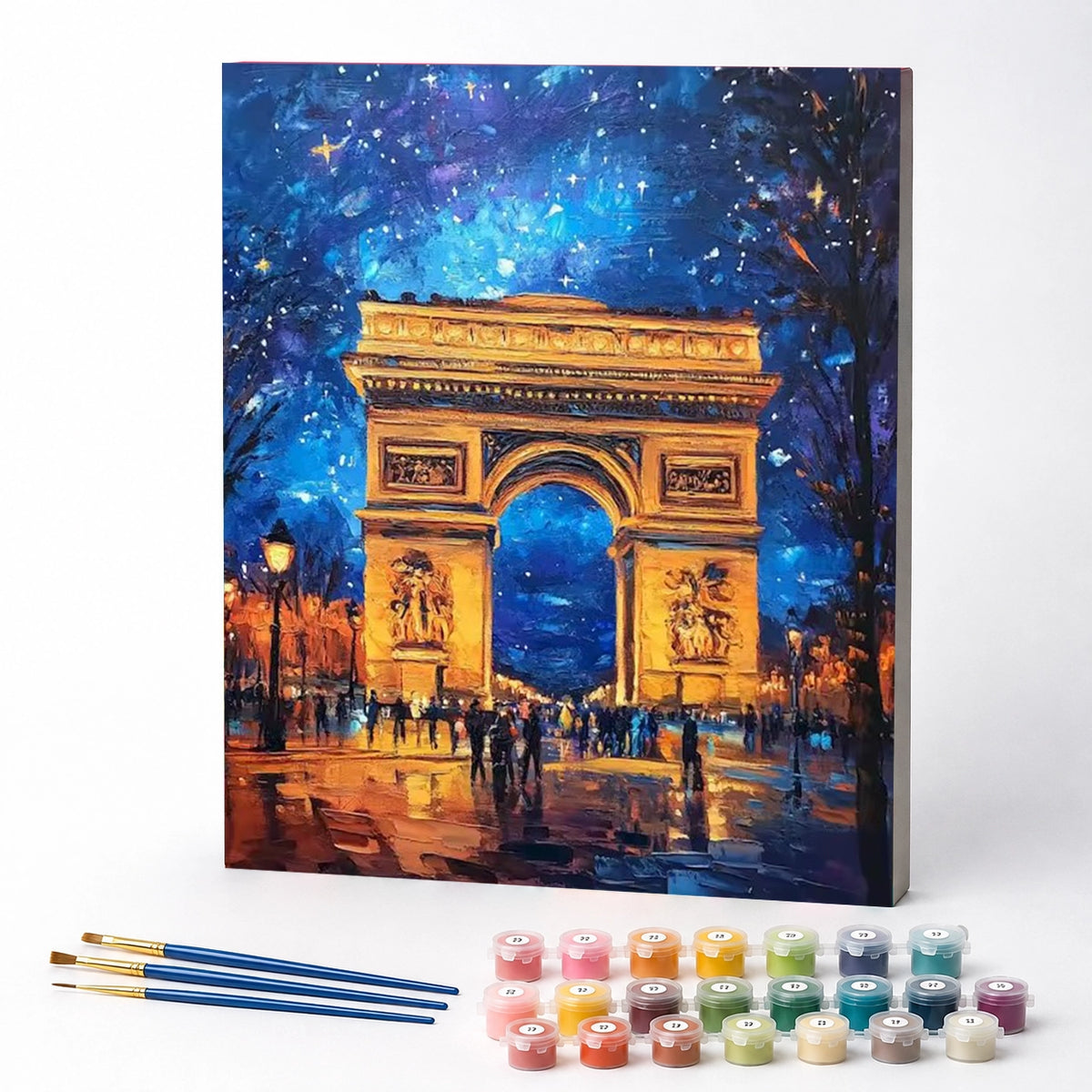 Kit de Pintura Numerada - Arco do Triunfo, França