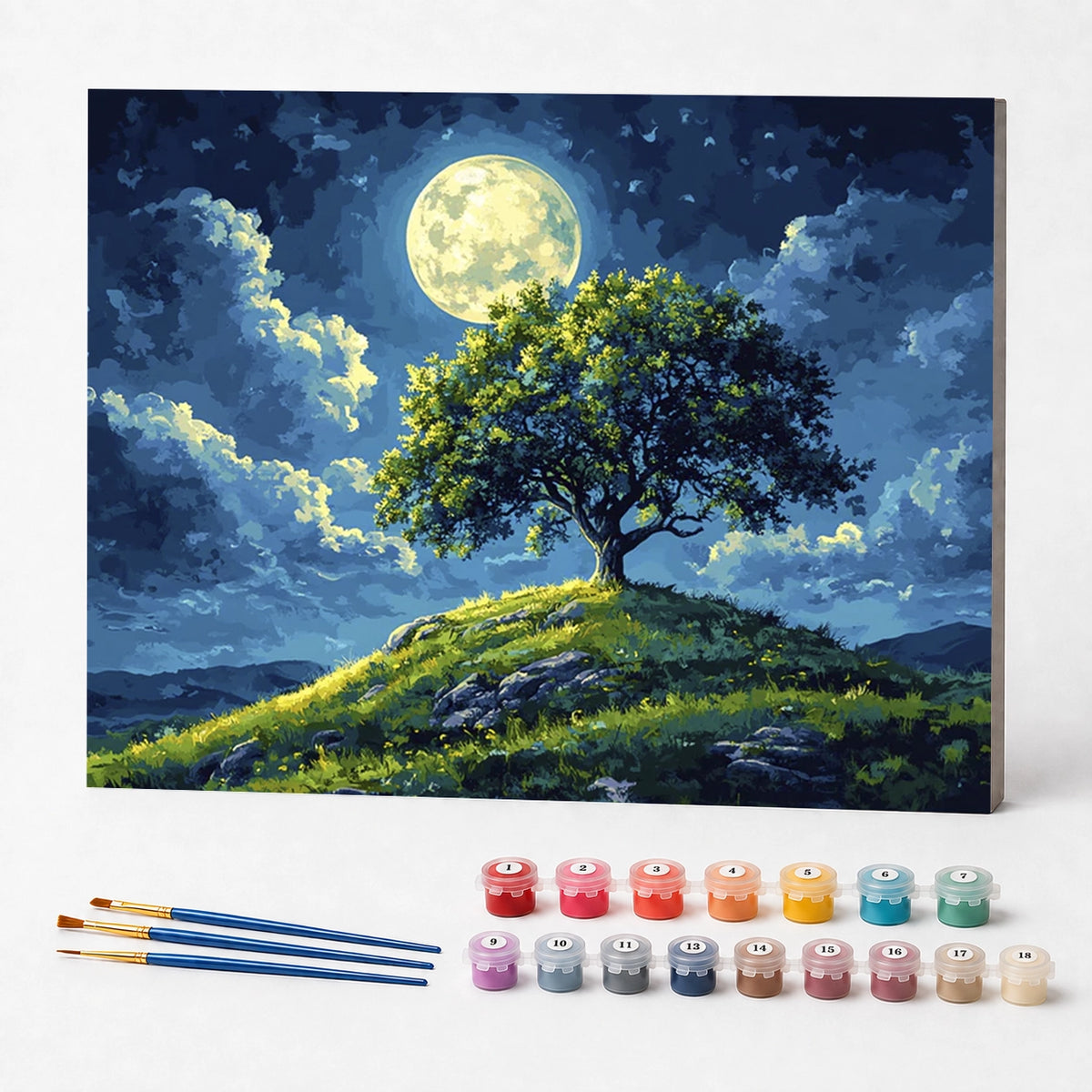 Kit de Pintura Numerada - Árvore da Esperança