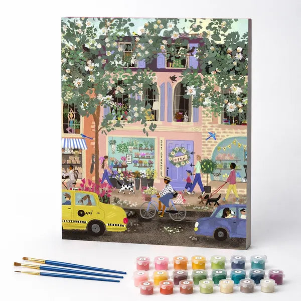 Kit de Pintura Numerada - Avenida das Flores