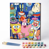 Kit de Pintura Numerada - Bob Esponja