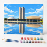 Kit de Pintura Numerada - Brasília, Distrito Federal