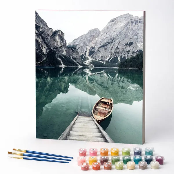 Kit de Pintura Numerada - Cadeia de Montanhas
