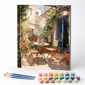 Kit de Pintura Numerada - Cafeteria