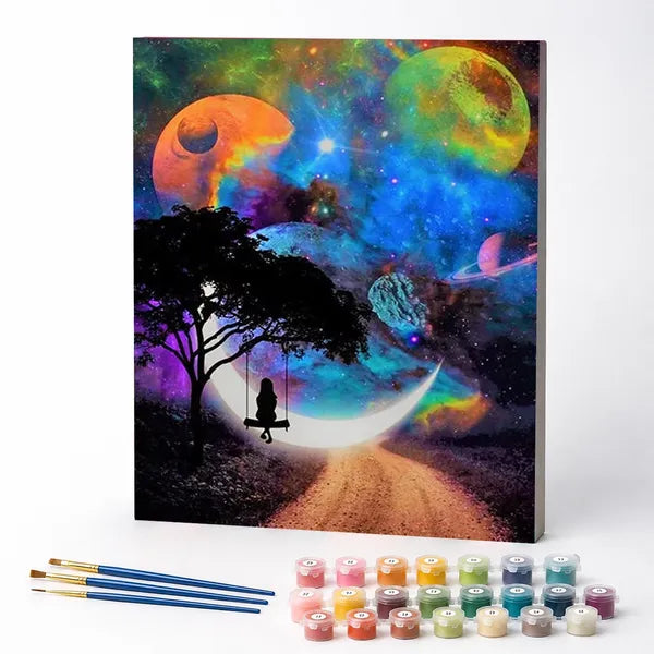 Kit de Pintura Numerada - Caminho para o Universo
